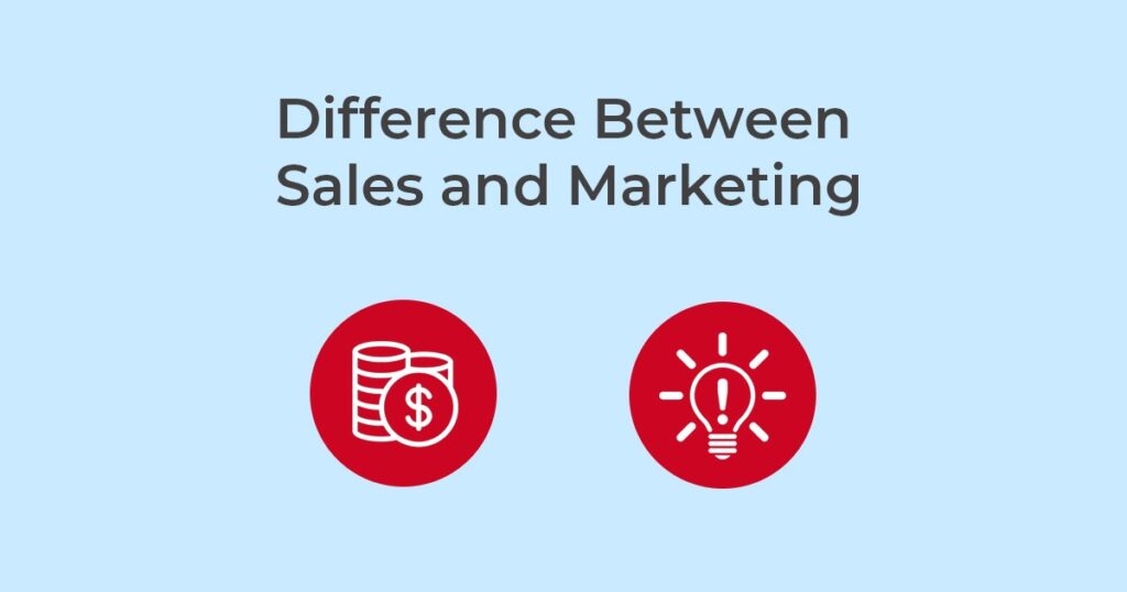 الفرق بين المبيعات والتسويق