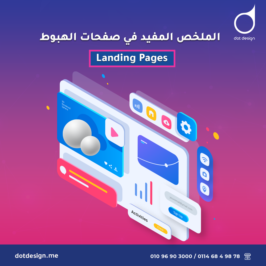 الملخص المفيد في صفحات الهبوط - Landing Pages