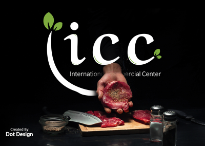 ازاى صممنا لوجو شركة اغذية Icc  ؟